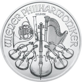 2022 1 Oz Austrian Silver Philharmonic Coin