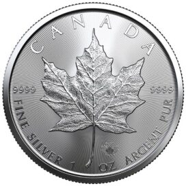 2022 1 Oz Canadian Silver Maple Leaf Coin
