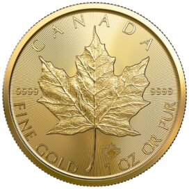 2022 1 Oz Canadian Gold Maple Coin