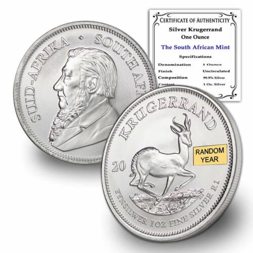 South African Silver Krugerrand Coin