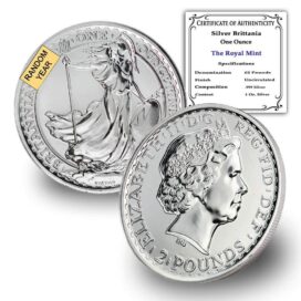 1 Oz British Silver Britannia Coin