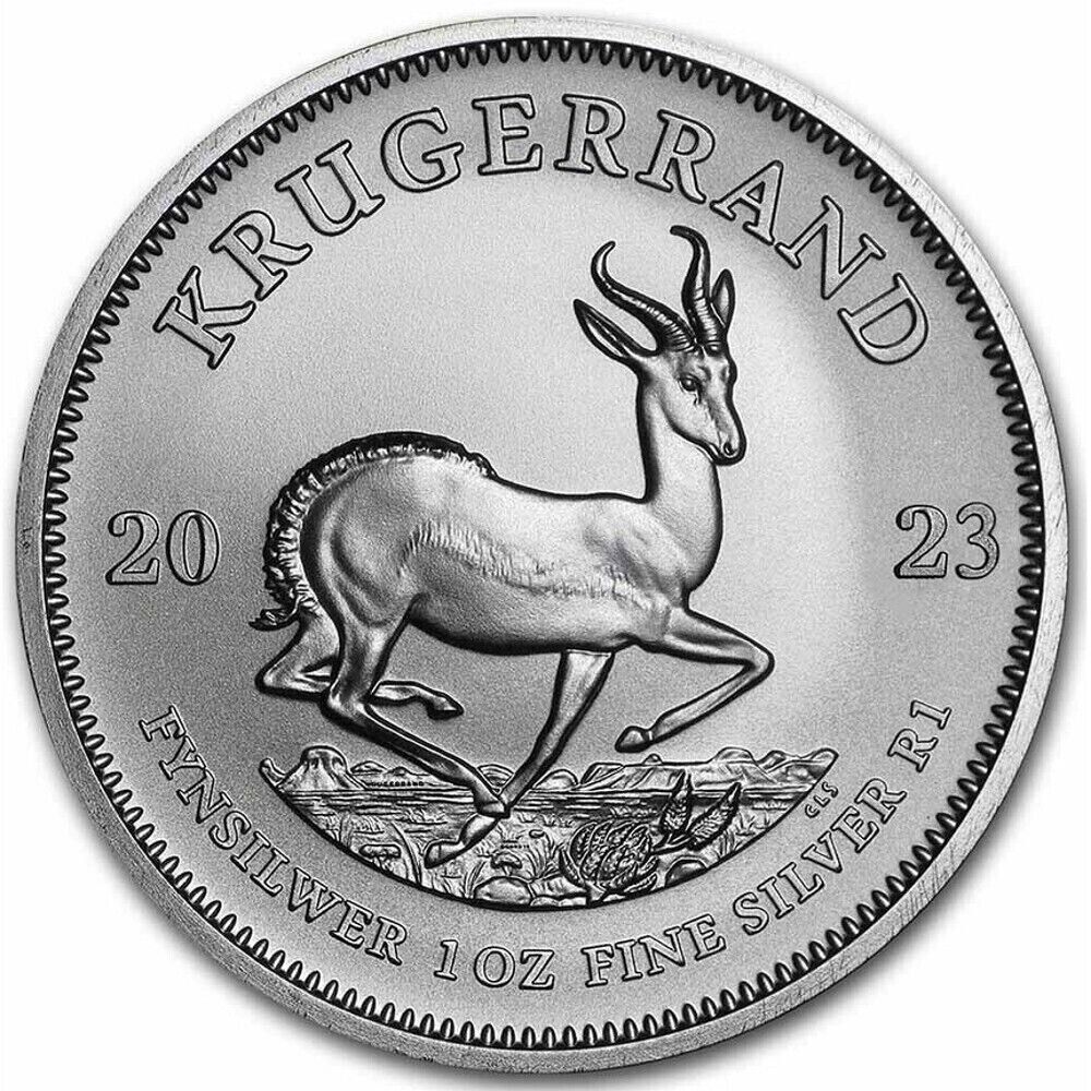2023 1 Oz South African Silver Krugerrand Coin
