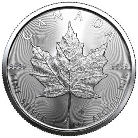 2023 1 Oz Silver Canadian Maple Leaf Coin