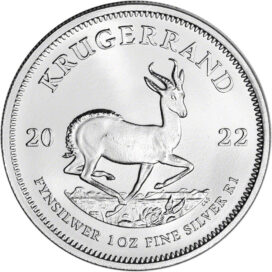 2022 1 Oz South African Silver Krugerrand Coin