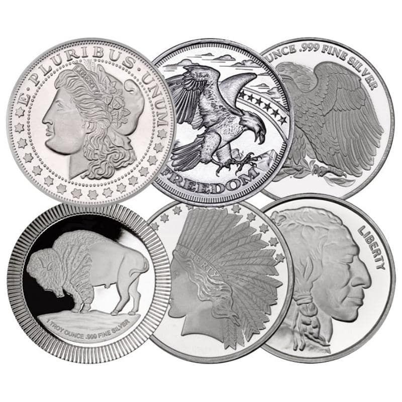1 oz Silver Rounds