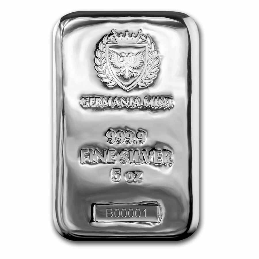 5 Oz Germania Mint Cast Bar