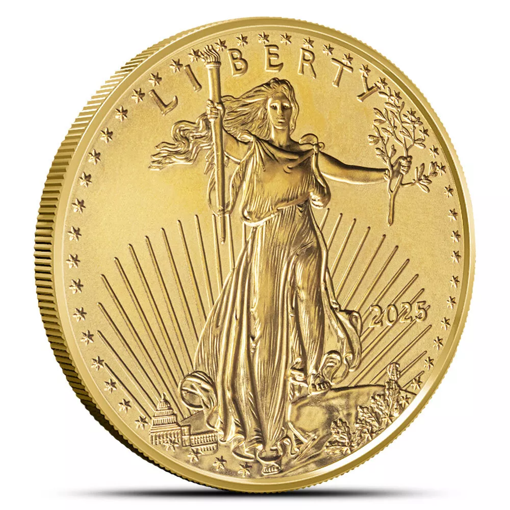 2025 1 oz American Gold Eagle Coin (BU) 1/22/2025 PRESALE Royalty