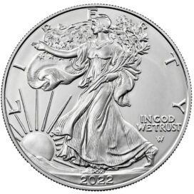 2022 1 oz American Silver Eagle Coin (BU)