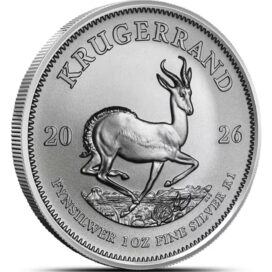 2026 1 oz South African Silver Krugerrand Coin (BU)